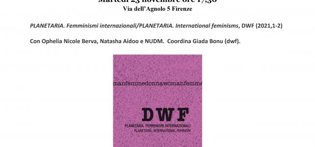 PLANETARIA. Femminismi internazionali/PLANETARIA <span class="dashicons dashicons-calendar"></span>